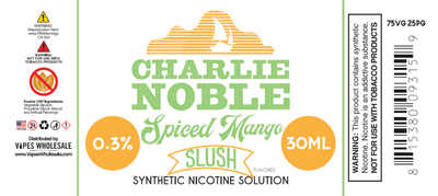 Charlie Noble - Spiced Mango Slush Flavored Synthetic Nicotine Solution