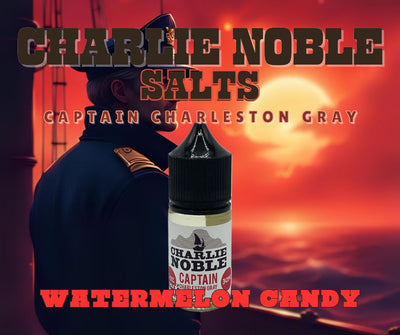 Charlie Noble Salts - Captain Charleston Gray Flavored Synthetic Nicotine Solution