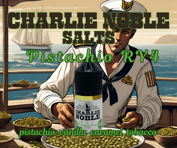 Charlie Noble Salts - PistachioRY4 Flavored Synthetic Nicotine Solution