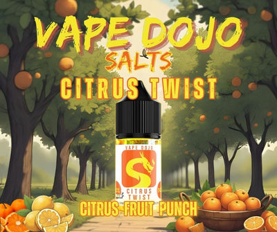 Vape Dojo Salts - Citrus Twist Flavored Synthetic Solution