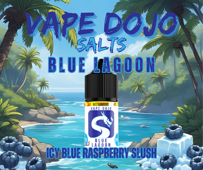 Vape Dojo Salts - Blue Lagoon Flavored Synthetic Salts Nicotine Solution