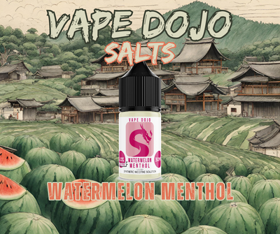 Vape Dojo Salts - Watermelon Menthol Flavored Synthetic Nicotine Solution