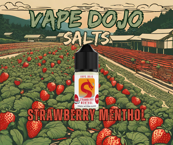 Vape Dojo Salts - Strawberry Menthol Flavored Synthetic Nicotine Solution