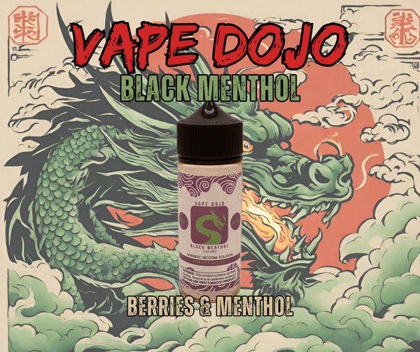 Vape Dojo - Black Menthol Flavored Synthetic Nicotine Solution