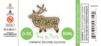 Ten Buck - They're Nuts! Flavored Synthetic Nicotine Solution